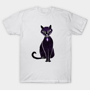 Cat Sith - Black Cat - Demon Cat T-Shirt